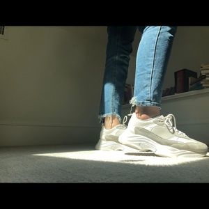 TOPSHOP Chunky White Dad Sneakers